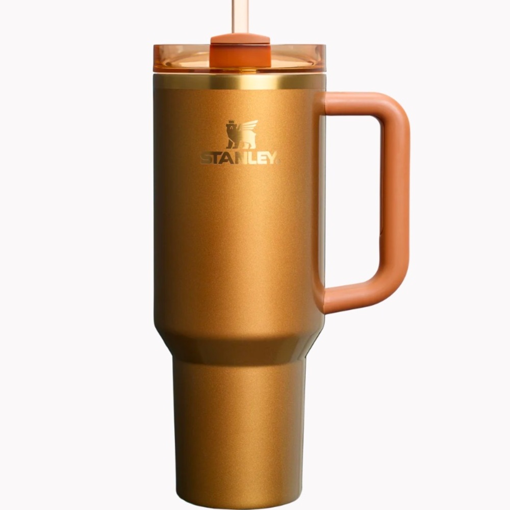 NEW Stanley Quencher H2.0 FlowState Tumbler 40oz COPPER TINSEL